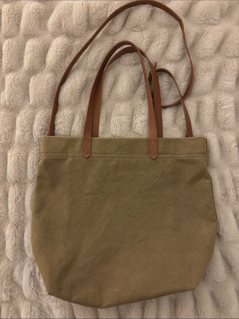 Madewell The Canvas Medium Transport Tote in British Surplus